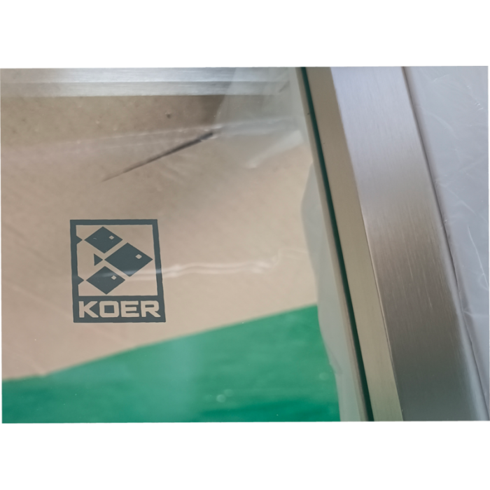 Душова кабіна без піддону Koer SR SC04-90x90x195-TR-02 прозоре скло Easy Clean 5мм SS Color (KR5682)