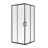Душова кабіна без піддону Mixxus Premium DIVERSE SC02-90x90x195-TR Black прозоре скло 5мм (MI6862)