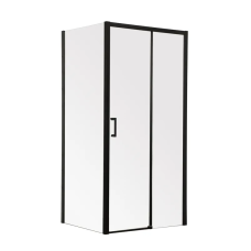 Душова кабіна без піддону Mixxus Premium DIVERSE SC03-120x80x195-TR Black прозоре скло 6мм (MI6868)