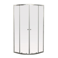 Душова кабіна без піддону Mixxus Premium DIVERSE SC01-90x90x195-TR Chrome прозоре скло 5мм (MI6859)