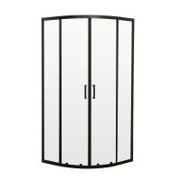 Душова кабіна без піддону Mixxus Premium DIVERSE SC01-90x90x195-TR Black прозоре скло 5мм (MI6860)