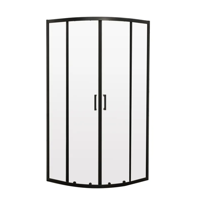 Душова кабіна без піддону Mixxus Premium DIVERSE SC01-90x90x195-TR Black прозоре скло 5мм (MI6860)
