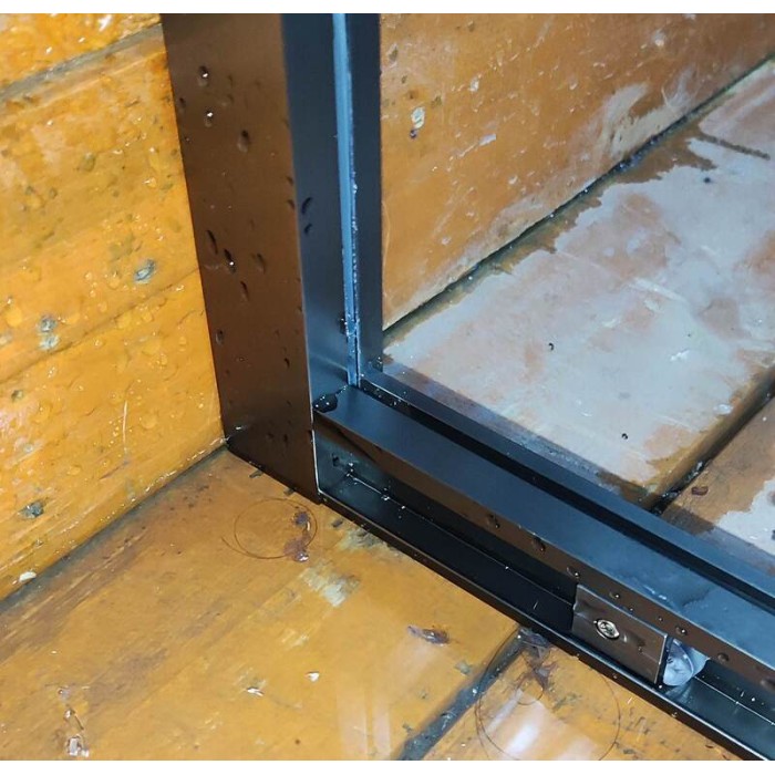 Душова кабіна без піддону Koer SR SC10-90x90x195-TR-07 прозоре скло Easy Clean 6мм, графіт (KR5944)