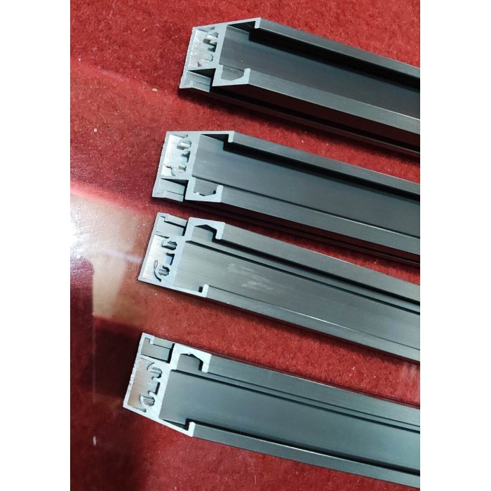 Душова кабіна без піддону Koer SR SC10-90x90x195-TR-07 прозоре скло Easy Clean 6мм, графіт (KR5944)