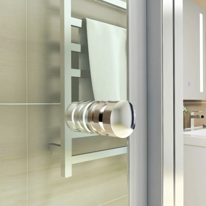 Душова кабіна без піддону Koer SR SC05-90x90x195-TR-01 прозоре скло Easy Clean 6мм, хром (KR5363)