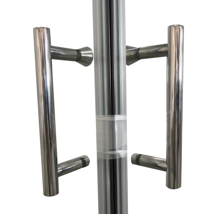 Душова кабіна без піддону Koer SR SC03-100x100x200-TR-01 прозоре скло Easy Clean 6мм, хром (KR5357)