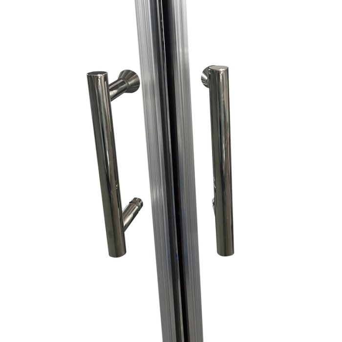Душова кабіна без піддону Koer SR SC04-90x90x195-TR-01 прозоре скло Easy Clean 5мм, хром (KR5360)