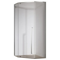 Душова кабіна без піддону Koer SR SC06-90x90x200-TR-01 прозоре скло Easy Clean 8мм, хром (KR5364)