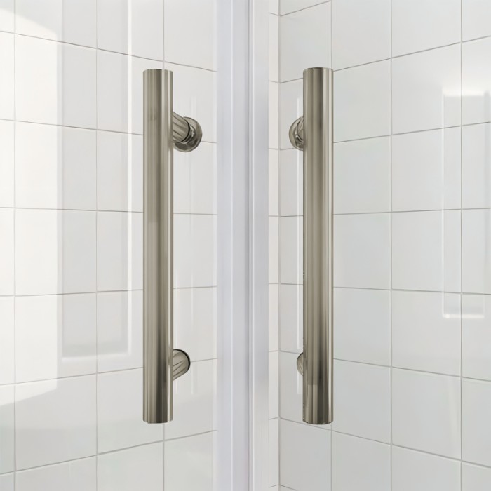 Душова кабіна без піддону Koer SR SC03-90x90x200-TR-02 прозоре скло Easy Clean 6мм SS Color (KR5680)