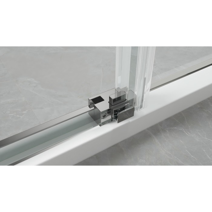 Душова кабіна без піддону Koer SR SC03-90x90x200-TR-02 прозоре скло Easy Clean 6мм SS Color (KR5680)