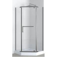 Душова кабіна з низьким піддоном Mixxus LINES SCT01-90x90x198-TR GRAPHITE прозоре скло 6мм (MI6914)