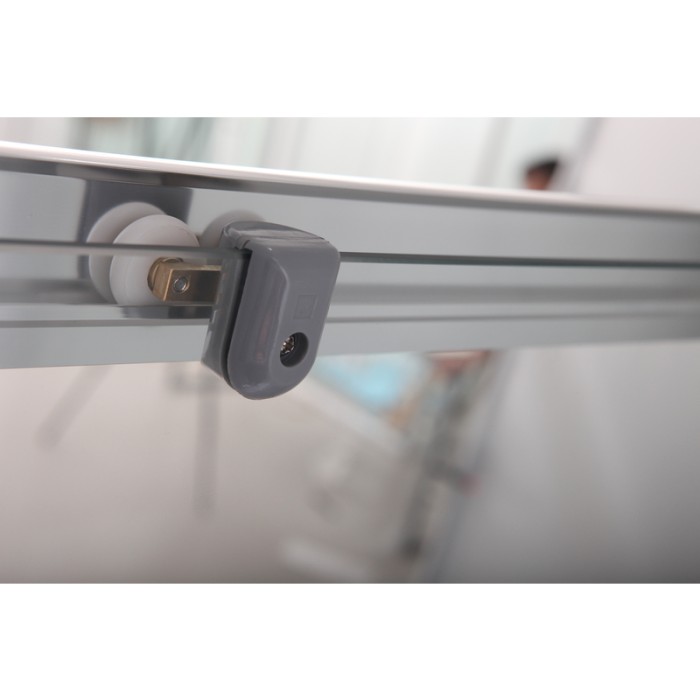 Душова кабіна з низьким піддоном MIXXUS HARD SCT01-100x90x198-TR CHROME прозоре скло 5мм NEW (в 2 ящ) (MI8368)