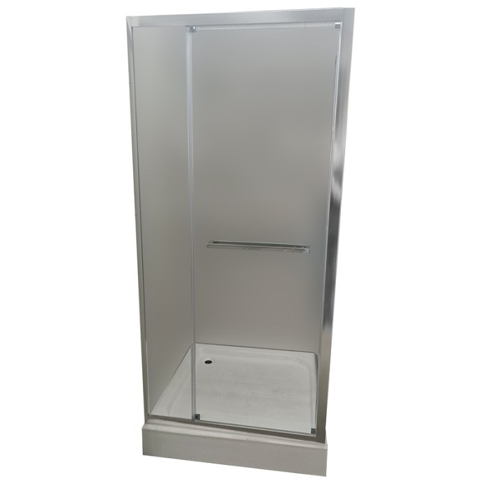 Душова кабіна з низьким піддоном Mixxus Style SCT01-90x90x200-TR Chrome прозоре скло 6мм (MI8433)