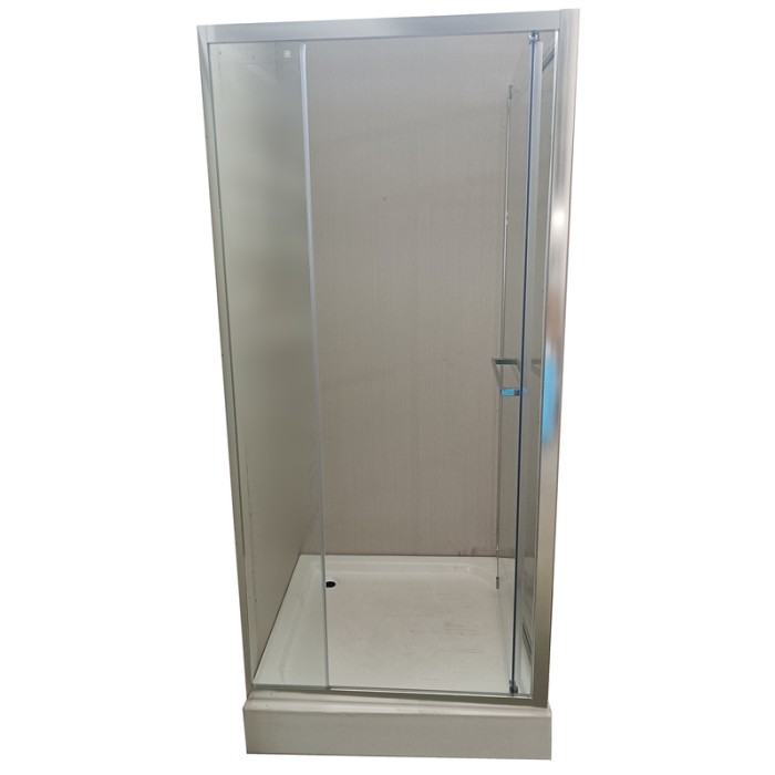 Душова кабіна з низьким піддоном Mixxus Style SCT01-90x90x200-TR Chrome прозоре скло 6мм (MI8433)