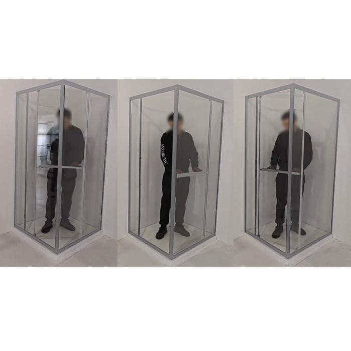 Душова кабіна з низьким піддоном Mixxus Style SCT01-90x90x200-TR Chrome прозоре скло 6мм (MI8433)