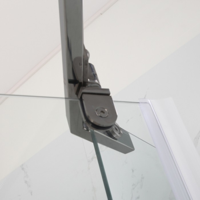 Душова кабіна з низьким піддоном Mixxus LINES SCT01-90x90x198-TR Graphite NEW прозоре скло 6мм (MI8429)