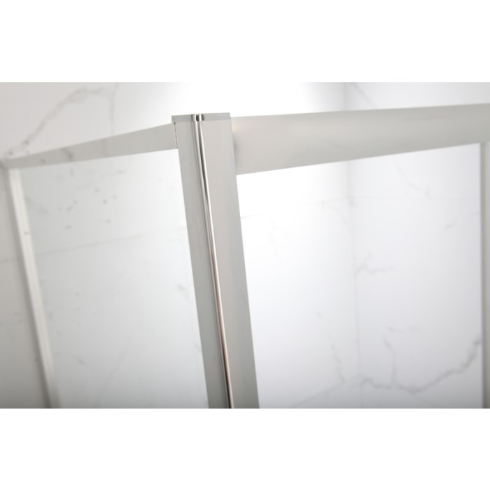 Душова кабіна без піддону MIXXUS HARD SC01-120x80x185-TR CHROME прозоре скло 5мм NEW (MI8369)
