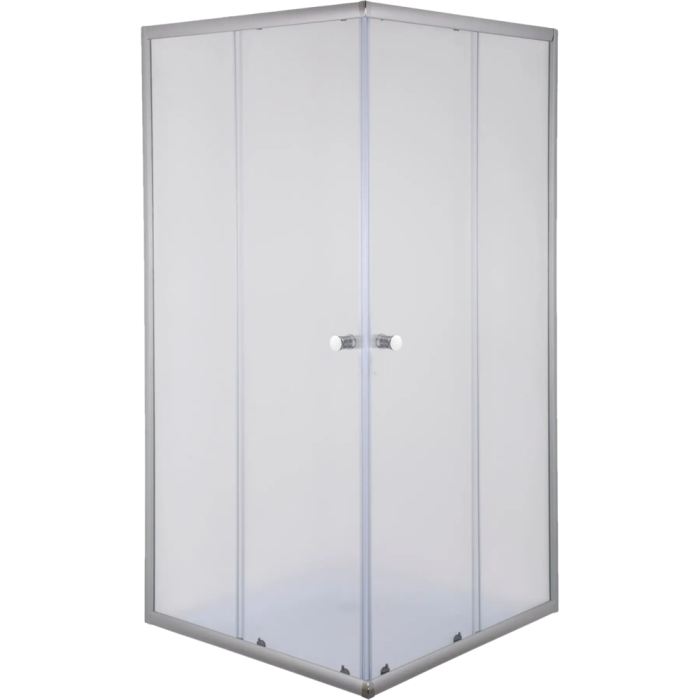 Душова кабіна з низьким піддоном Mixxus CUBIC SCT01-90x90x195-FB CHROME матове скло 4мм (MI6903)