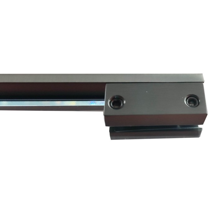 Душова перегородка Koer SR SP02-100x200-TR-07 Walk-In прозоре скло Easy Clean 8мм, графіт (KR5397)