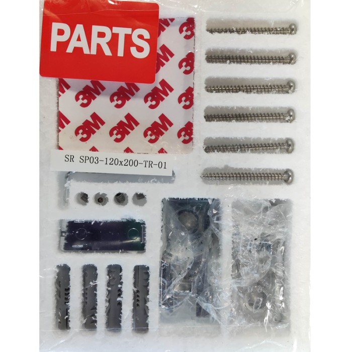 Душова перегородка Koer SR SP03-120x200-TR-01 Walk-In прозоре скло Easy Clean 8мм, хром (KR5398)