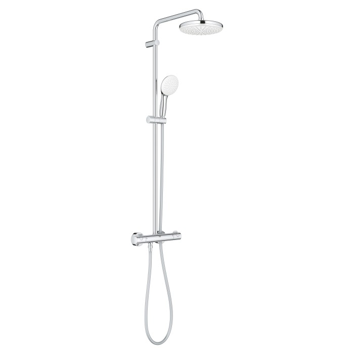 Душова система Grohe Tempesta System 210 з термостатом для настінного монтажу (26811001)