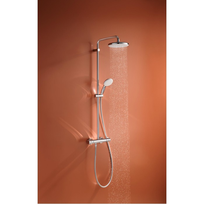Душова система Grohe Tempesta System 210 з термостатом для настінного монтажу (26811001)