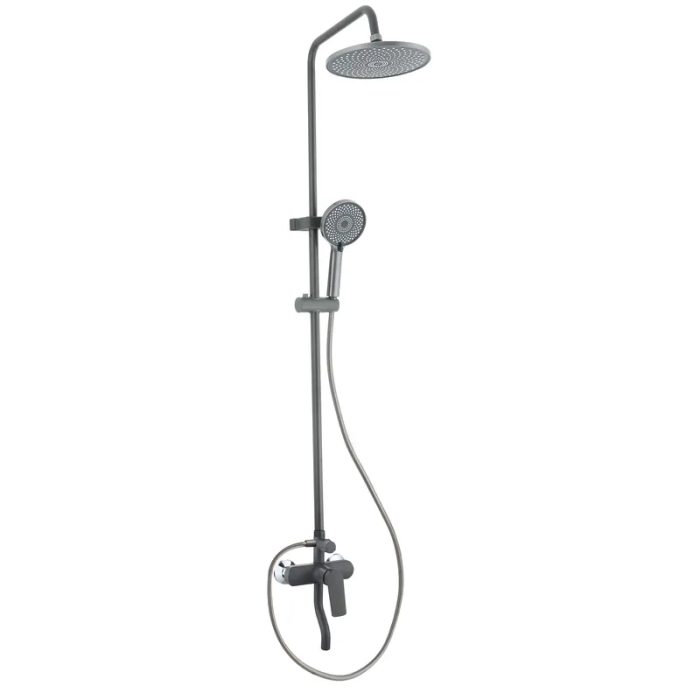 Душова колона зі змішувачем Plamix Lucas-009-J Graphite (Колір графіт) (PM6102)