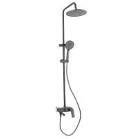 Душова колона зі змішувачем Plamix Lucas-008-J Graphite (Колір графіт) (PM6103)