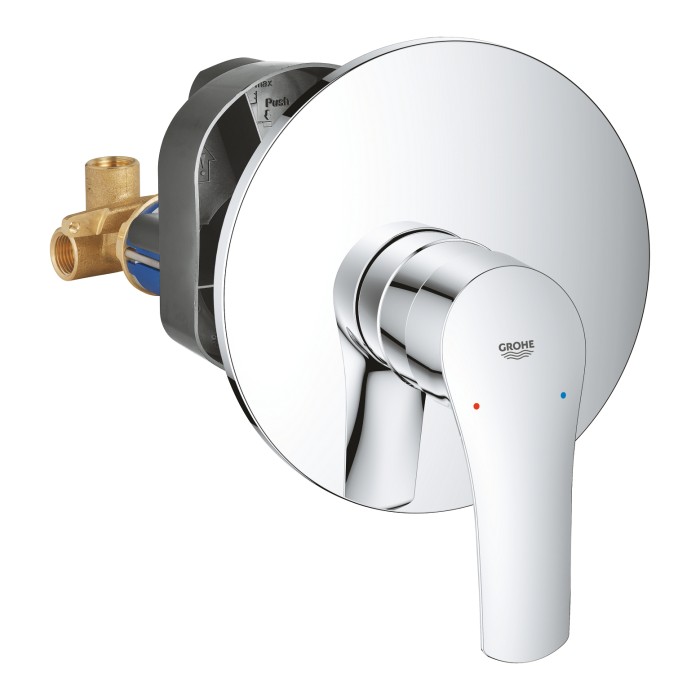 Набір для душу з верхнім душем Grohe Eurosmart UA33556003 (33556003+28576000+27541001) (UA33556003)