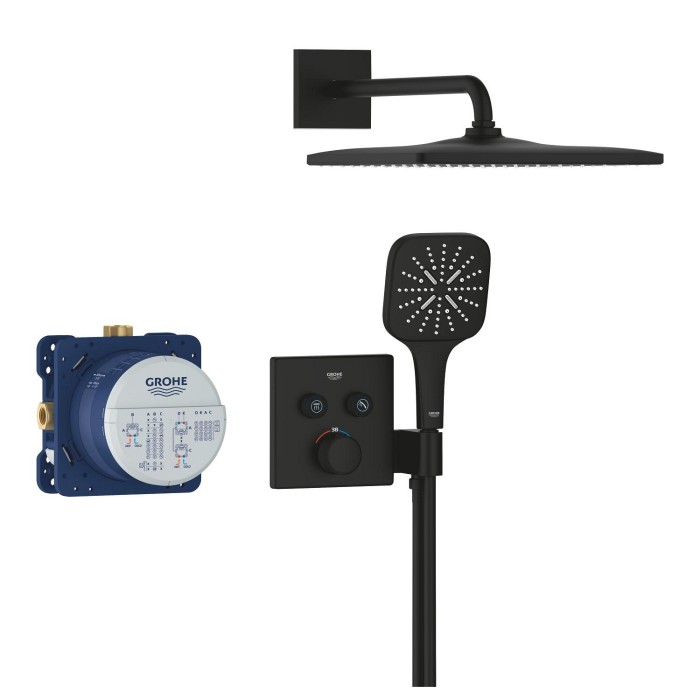 Душовий комплект Grohe Grohtherm SmartControl із Rainshower 310 Mono Cube (34865KF0)