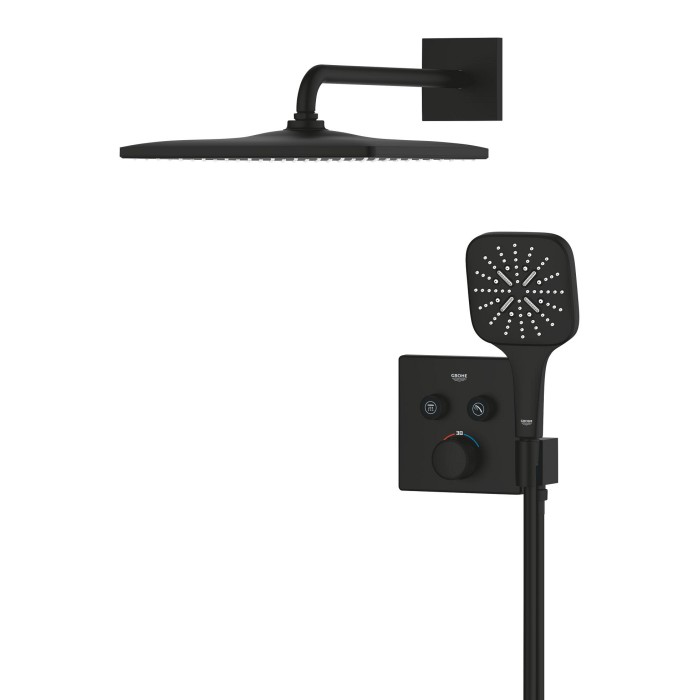 Душовий комплект Grohe Grohtherm SmartControl із Rainshower 310 Mono Cube (34865KF0)