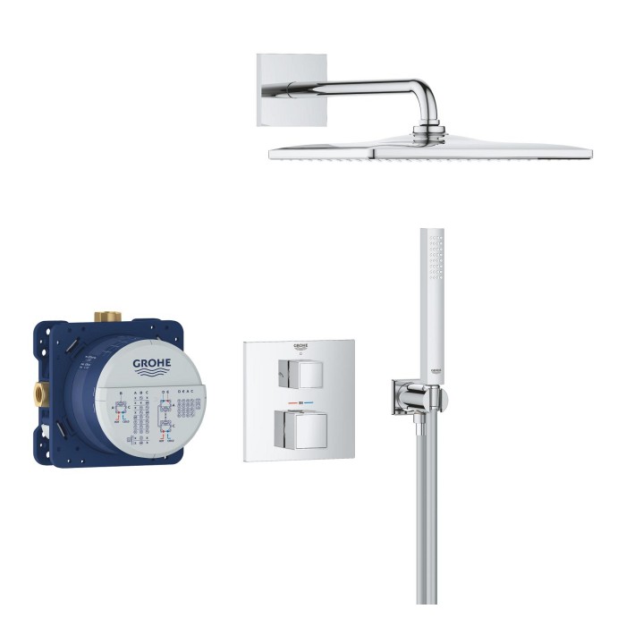 Душова система прихованого монтажу Grohe Grohtherm Cube (34868000)