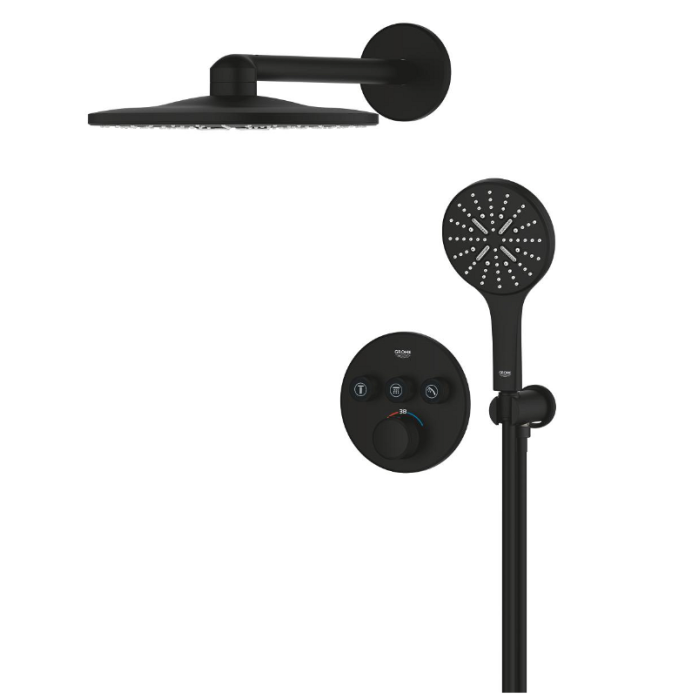 Душова система прихованого монтажу Grohe Grohtherm SmartControl з Rainshower SmartActive 310 (34863KF0)