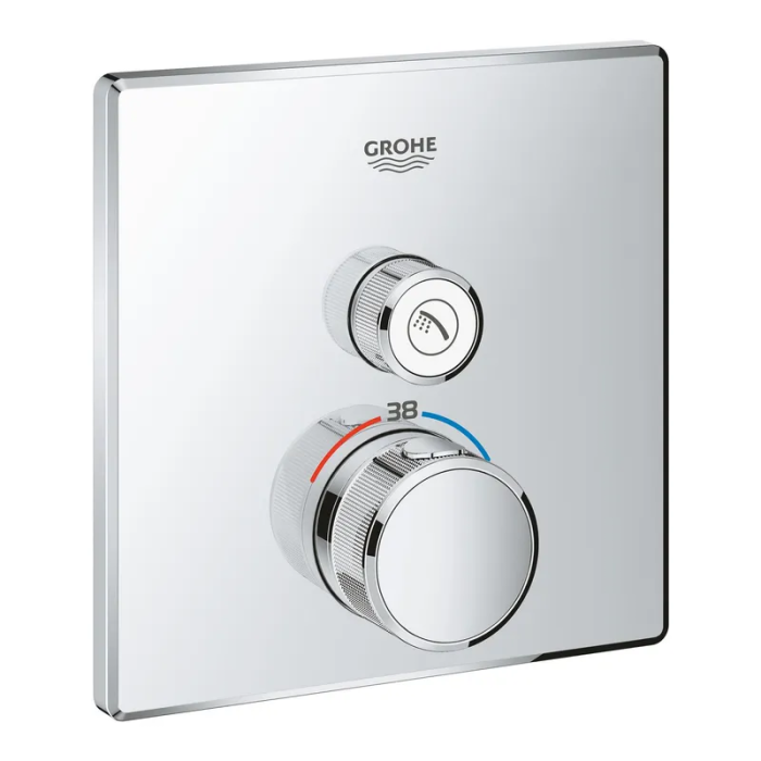 Термостат прихованого монтажу із одною кнопкою керування Grohe Grohtherm SmartControl (29123000)