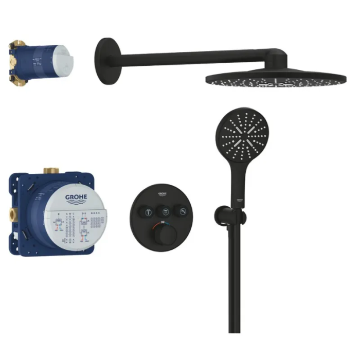 Душова система прихованого монтажу Grohe Grohtherm SmartControl з Rainshower SmartActive 310 (34863KF0)