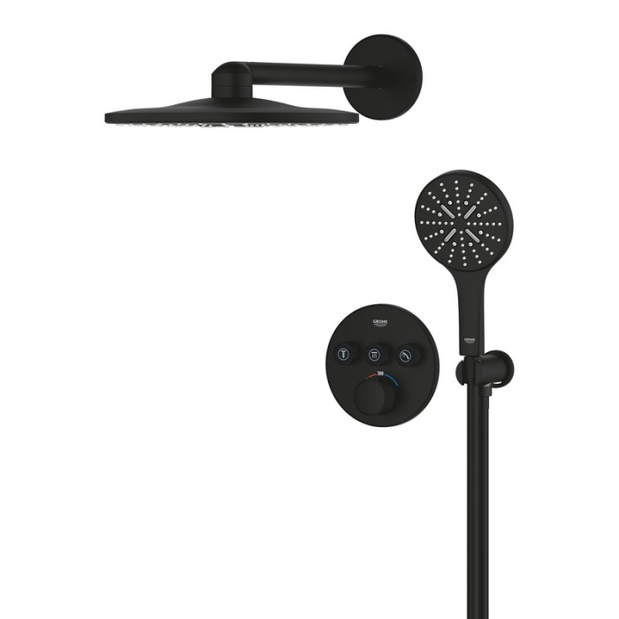 Душова система прихованого монтажу Grohe Cubeo з Tempesta 250 (1053362430)
