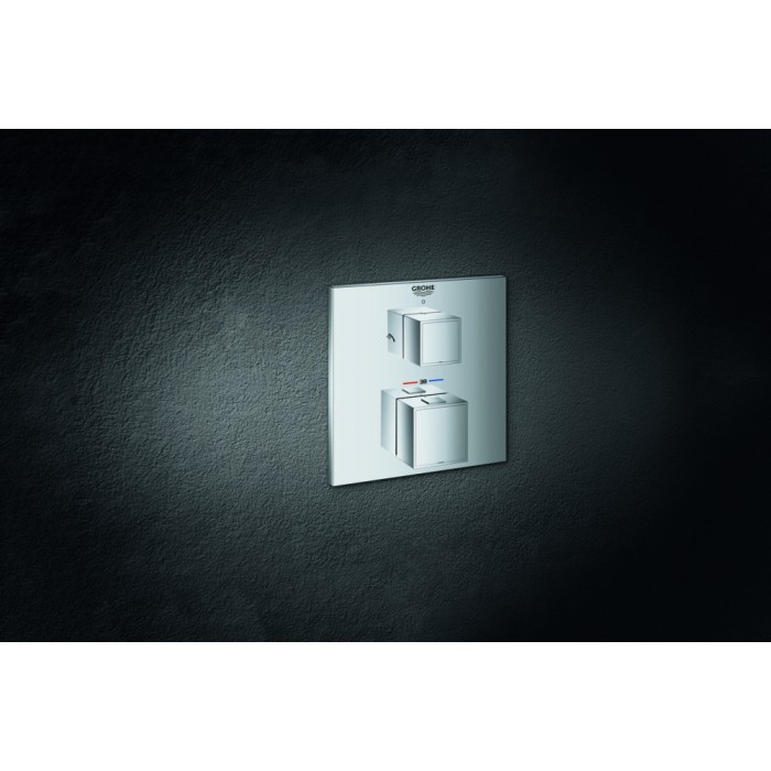 Термостат прихованого монтажу на 2 споживача Grohe Grohtherm Cube (24154000)