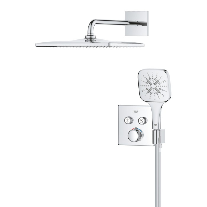 Душова система прихованого монтажу з термостатом Grohe Grohtherm SmartControl (34865000)
