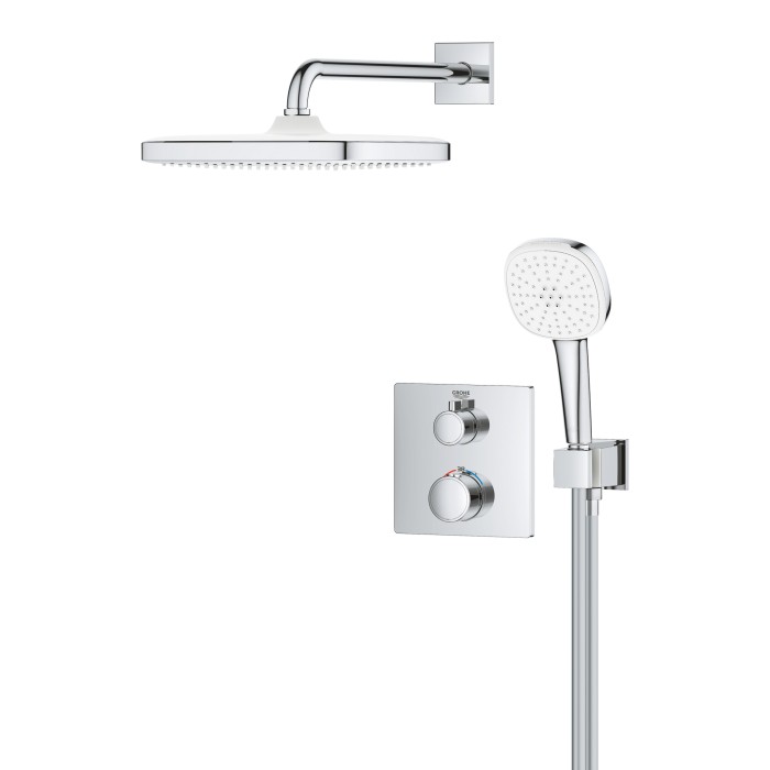 Душова система прихованого монтажу з термостатом Grohe Grohtherm (34871000)