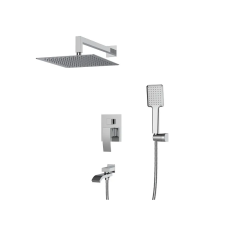 Вбудована душова система із змішувачем Koer KB-66007-01 (Колір хром) (KR3464)
