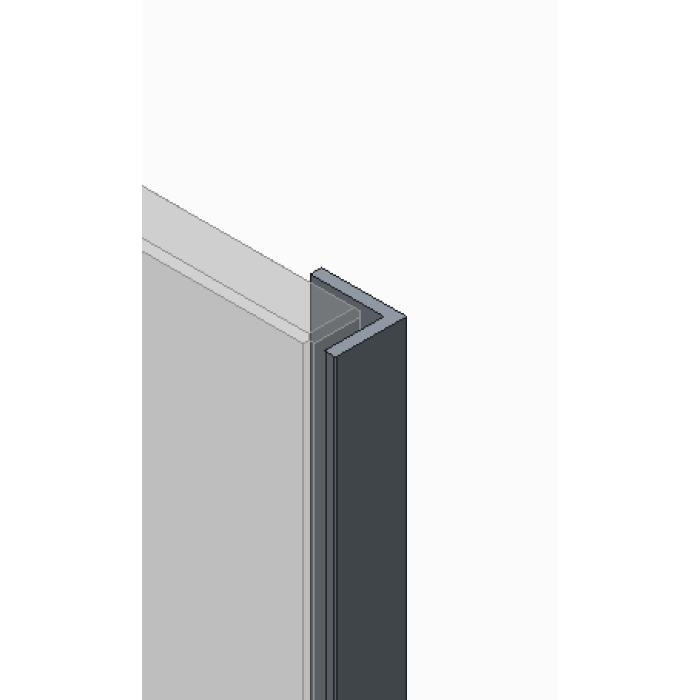 Двері в нішу Koer SR SD04-100x200-TR-01 прозоре скло Easy Clean 10мм, хром (KR5386)