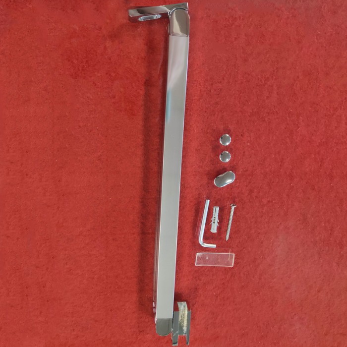 Двері в нішу Koer SR SD04-120x200-TR-01 прозоре скло Easy Clean 10мм, хром (KR5387)