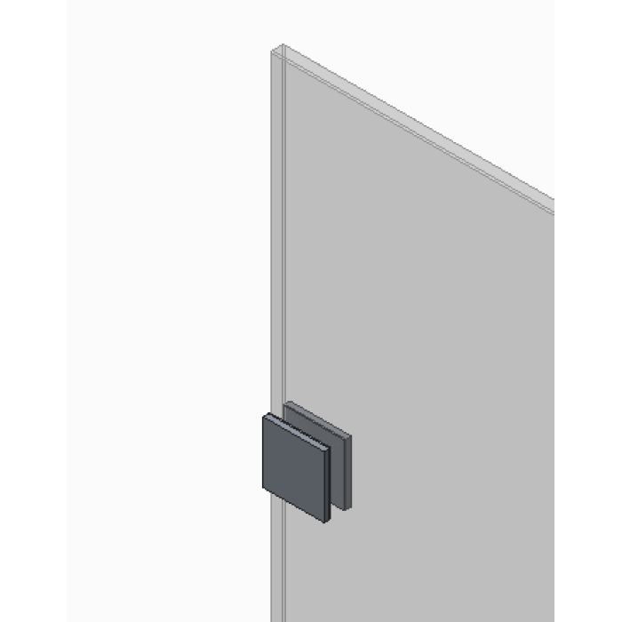 Двері в нішу Koer SR SD04-120x200-TR-07 прозоре скло Easy Clean 10мм, графіт (KR5388)