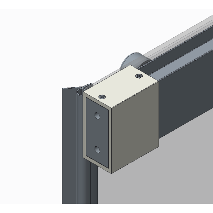 Двері в нішу Koer SR SD05-140x200-TR-01 прозоре скло Easy Clean 6мм, хром (KR5406)