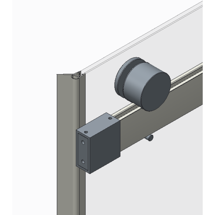 Двері в нішу Koer SR SD01-120x200-TR-01 прозоре скло Easy Clean 8мм, хром (KR5376)