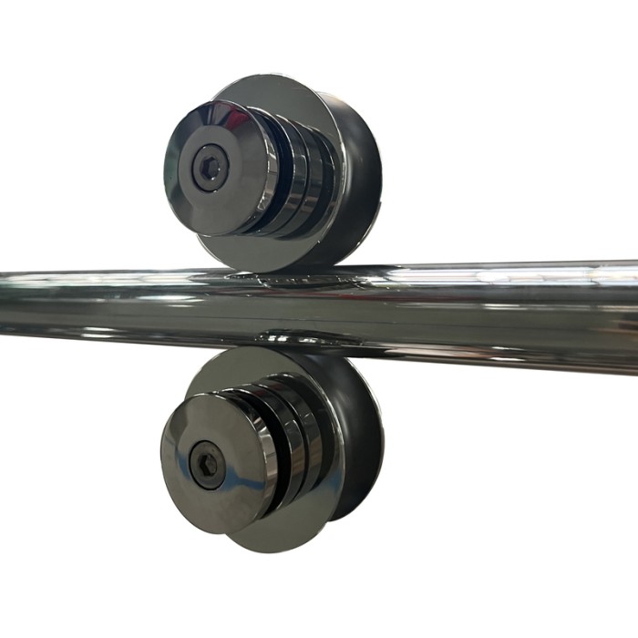 Двері в нішу Koer SR SD06-140x220-TR-01 прозоре скло Easy Clean 8мм, хром (KR5368)