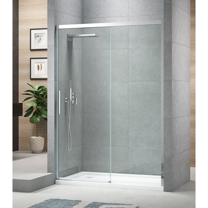 Двері в нішу Koer SR SD05-120x200-TR-01 прозоре скло Easy Clean 6мм, хром (KR5405)