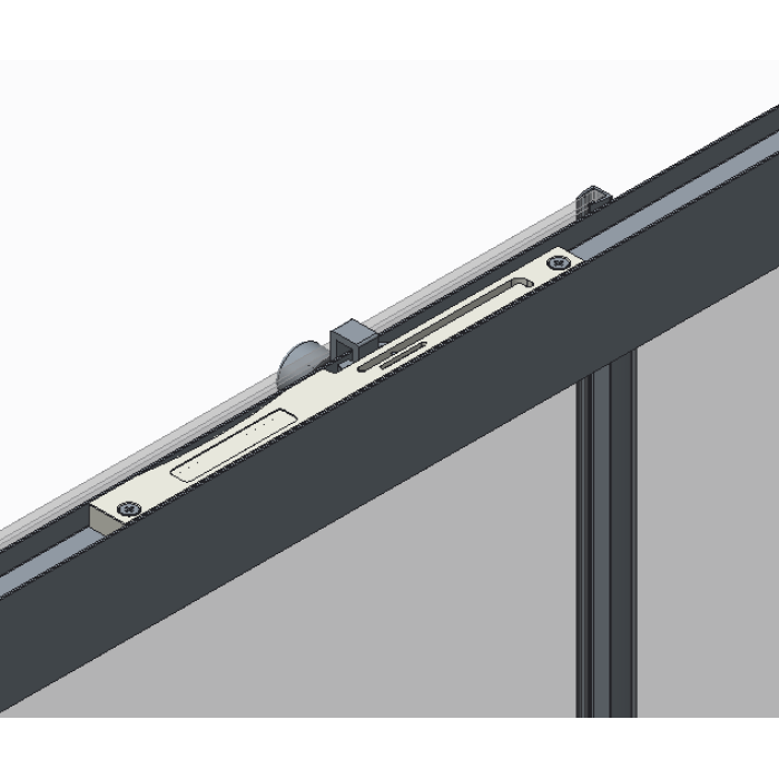 Двері в нішу Koer SR SD05-120x200-TR-01 прозоре скло Easy Clean 6мм, хром (KR5405)