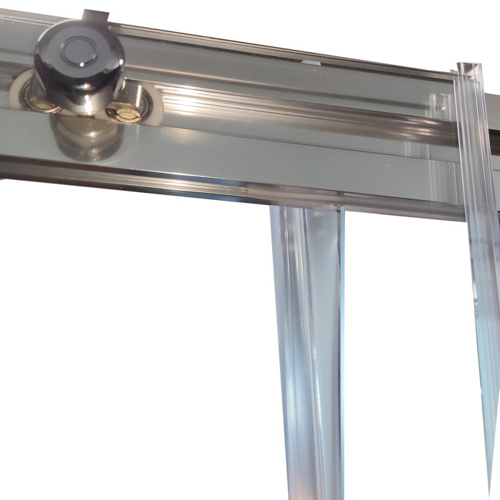 Двері в нішу Koer SR SD05-120x200-TR-01 прозоре скло Easy Clean 6мм, хром (KR5405)