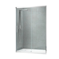 Двері в нішу Koer SR SD05-120x200-TR-01 прозоре скло Easy Clean 6мм, хром (KR5405)